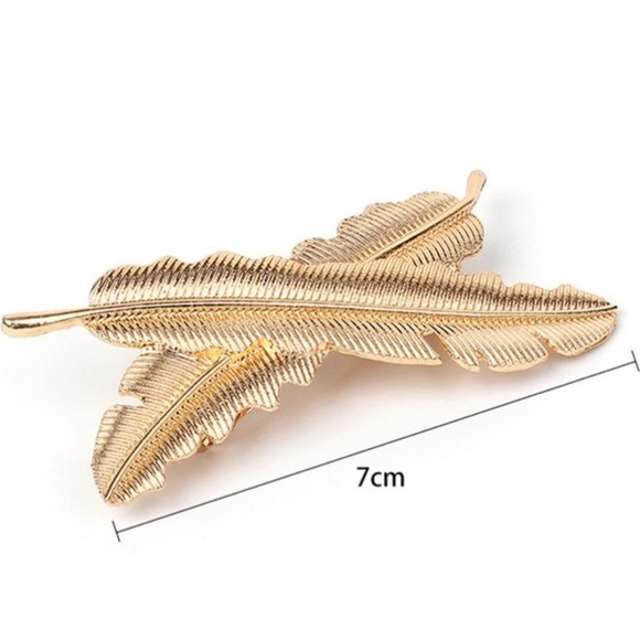 💕Last one SILVER Feather Hair Clip Pins - Picture 7 of 8